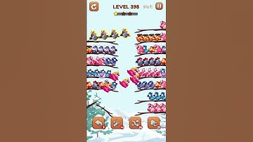 Bird Sort 2: Color Puzzle Level 398 #games #gaming #gameplay