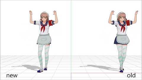 [MMD] new model physics test and old model comparison