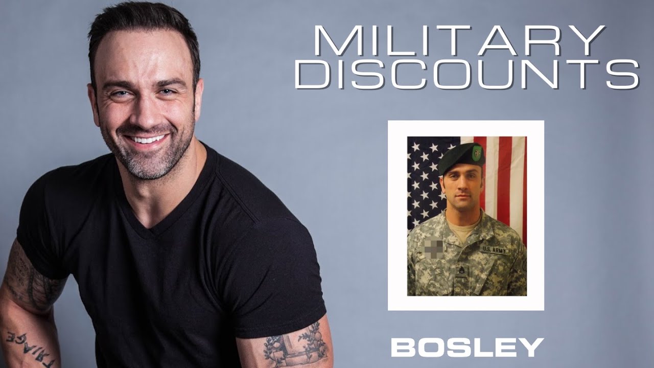 Bosley's Military Discount Thank You For Your Service! YouTube