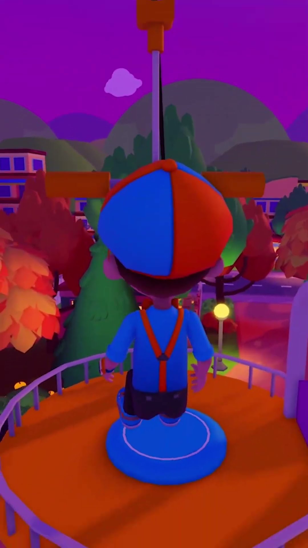 Down the Zipline? | Blippi Roblox Shorts | #shorts #blippi #roblox