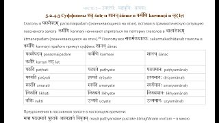 5.2.4.3 Cуффиксы शतृ Śatṛ И शानच् Śānac В कर्मणि Karmaṇi И लृट् Lṛṭ