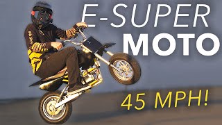 How I built an ELECTRIC SUPERMOTO // Razor MX650 Upgrade