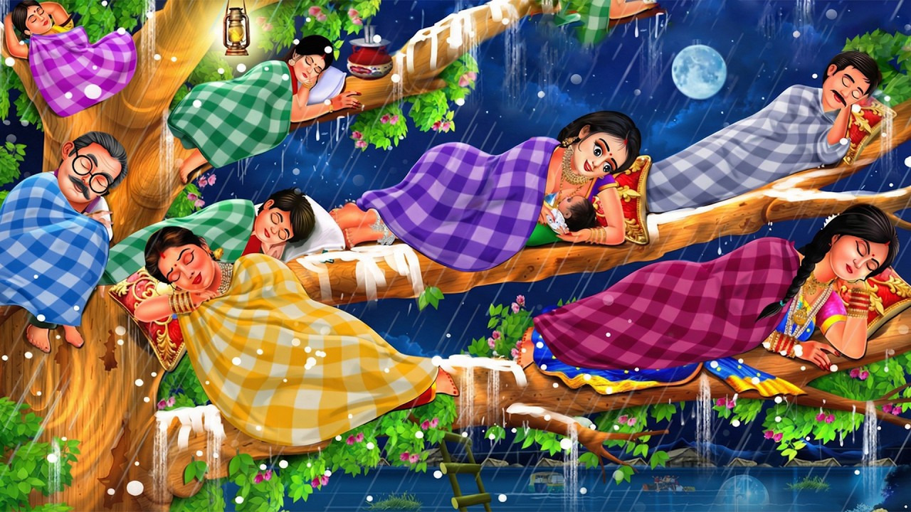 చలికాలంలో అత్తమామలు చెట్టుపై నిద్రిస్తున్నారు | Telugu Stories | Telugu Kathalu | Telugu Stories