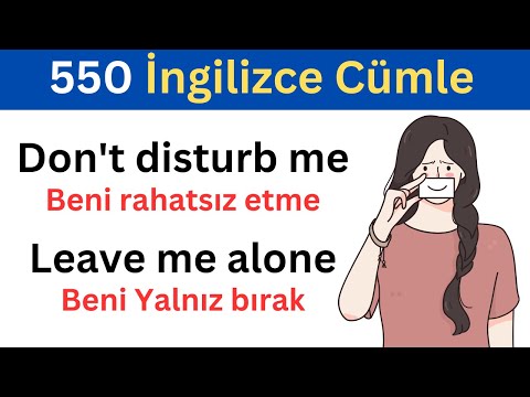 550 İngilizce Cümle Sizin İngilizcenizi Harika Yapacaktır - Selam English