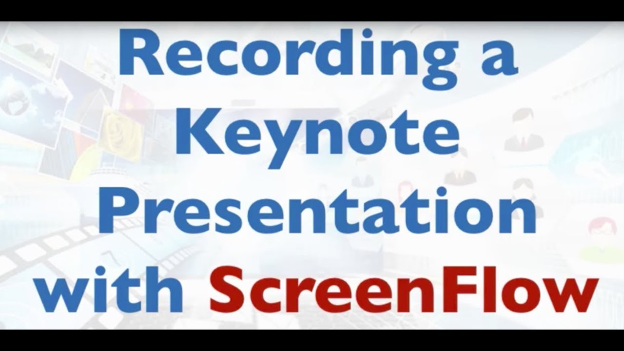 how to record a keynote presentation with video