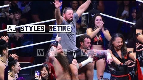 AJ Styles trekt zich terug in Japan, volledige video met CM Punk, Rhea Ripley Jey Uso - WWE RAW &...