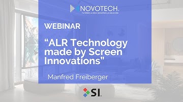 Webinar en Inglés “ALR Technology made by Screen Innovations®”