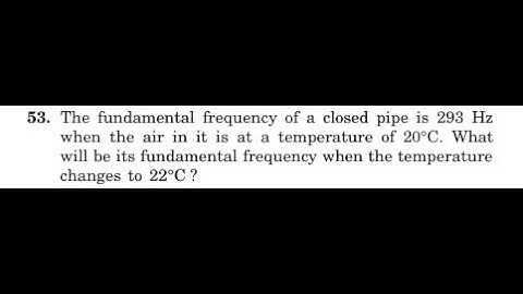 The fundamental frequency of a closed pipe is when the air in it is at a temperature of . What will