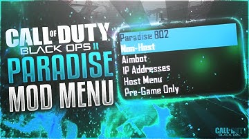 [BO2/1.19/SPRX] Paradise v1.2 *NEW FREE* Pre-Game + Non-Host Mod Menu Showcase + DOWNLOAD!