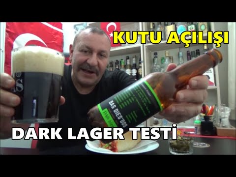 DAS DIES DOS! DAS BİRA. KOYU RENKLİ LAGER BİRA TESTİ. KUTU AÇILIŞI! EV YAPIMI TAVUK TANTUNİ EŞLİĞİN.