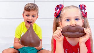 Diana Y Roma - Dulces Y Caramelos Desafío Para Niños