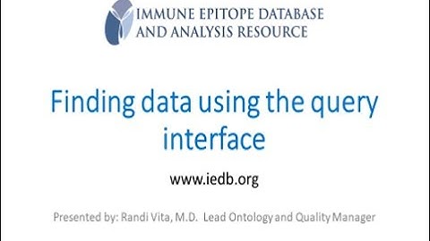 2019 User Workshop – 1.3 – Finding Data Using the Query Interface