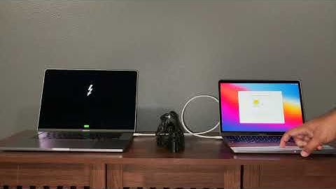 Mac OS Migration to M1 MacBook Pro using Thunderbolt 3 Cable in Target Disk Mode 4K