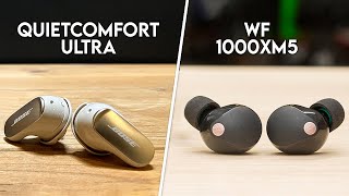 Bose QuietComfort Ultra Earbuds vs Sony WF-1000XM5 | Which Should You Buy