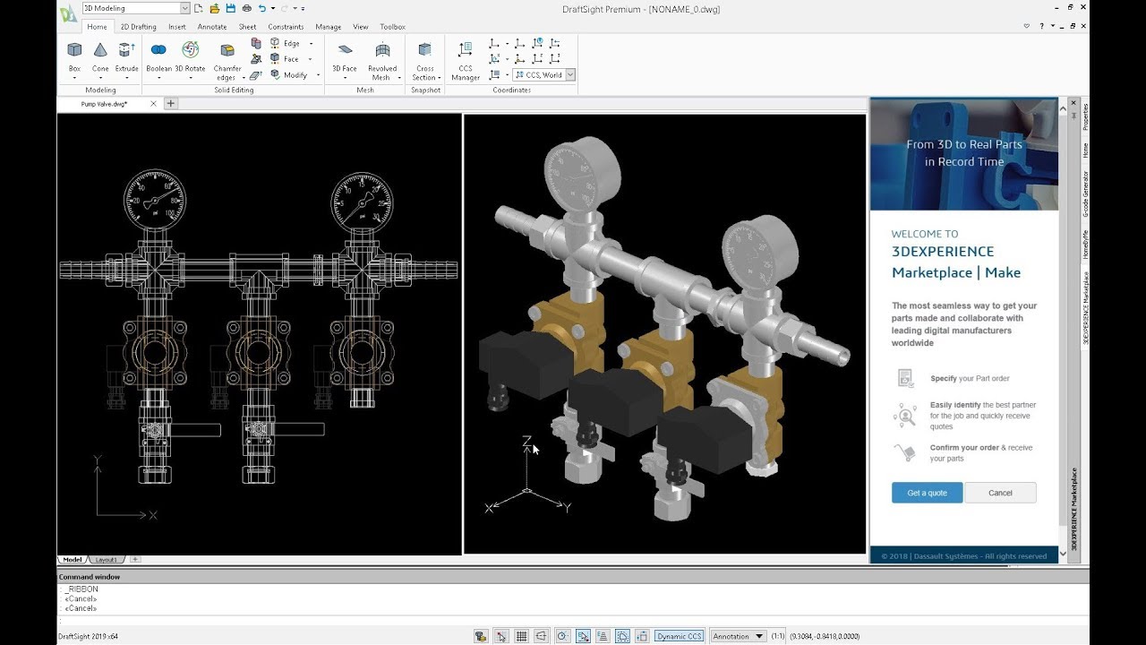 Draftsight Is A Free Dwg Editor For Any Version Of Autocad File