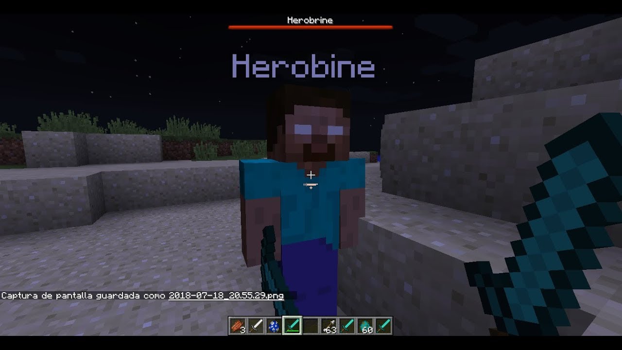 herobrine mod 1.12.2 download