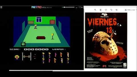 Viernes 13 [Disco] (Zafiro Zafi Chip Abraxas Soft) - Amstrad CPC 6128 - Retro Virtual Machine