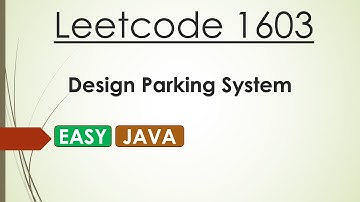 Leetcode 1603 Design Parking System (Java) - Simplifying 22 lines to 1 line