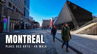 4K Montreal Walking Tour: Surviving the Freezing Concrete Canyons (-12°C)