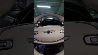 Genesis GV80 2.5 turbo full option  6 местный,  матовый белый - осмотр автомобиля. @lbc-co