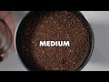 How to grind coffee beans