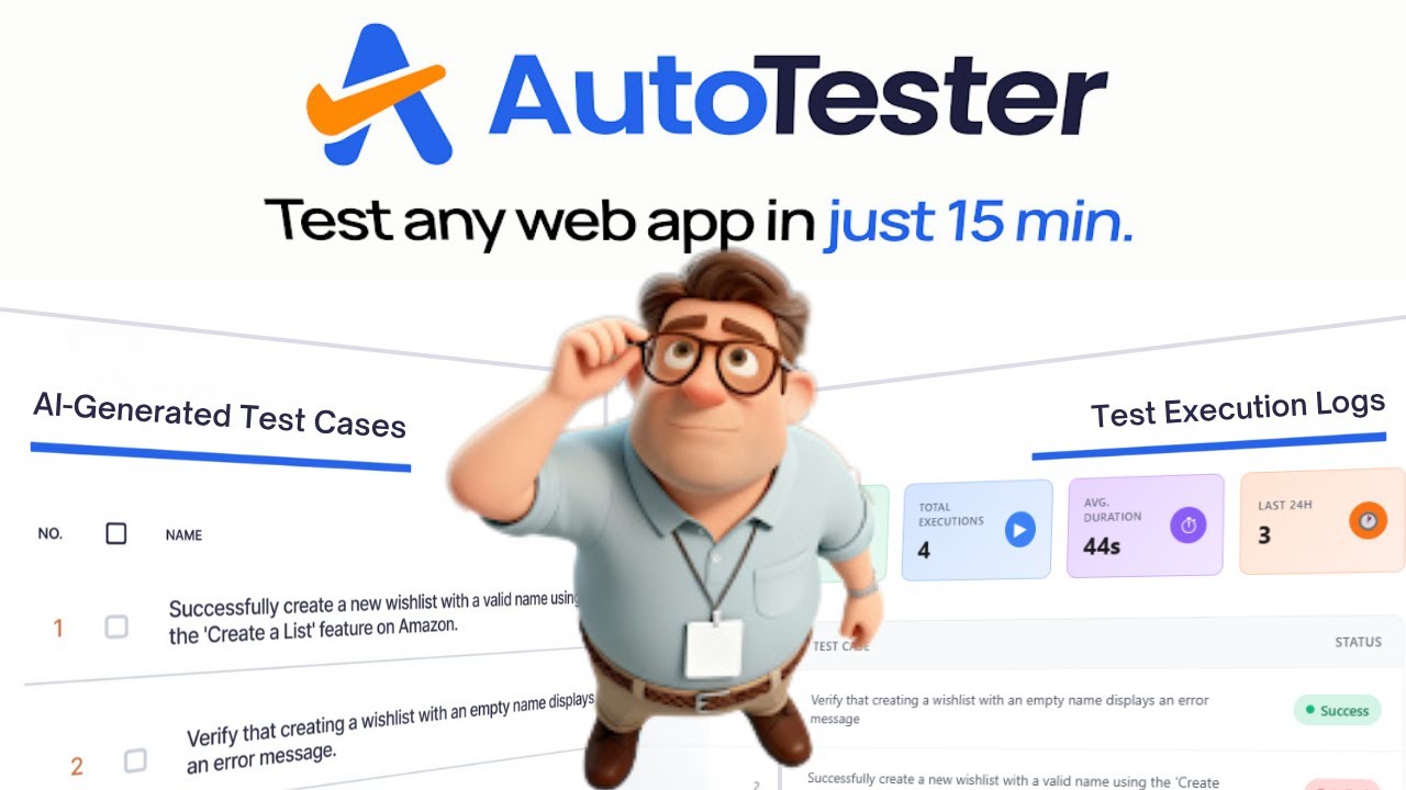 AutoTester Walkthrough Test features in 15 Minutes (No-Code) - YouTube