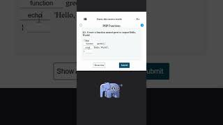 Famous 1 marks Php function question for interview #react #question #coding #answer #interview #php Profile