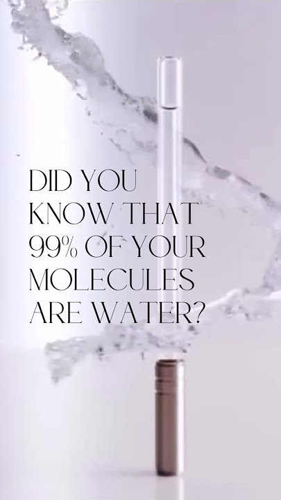 You’re 70% water in body mass, but 99% water on a molecular level! basically very clever water #atta