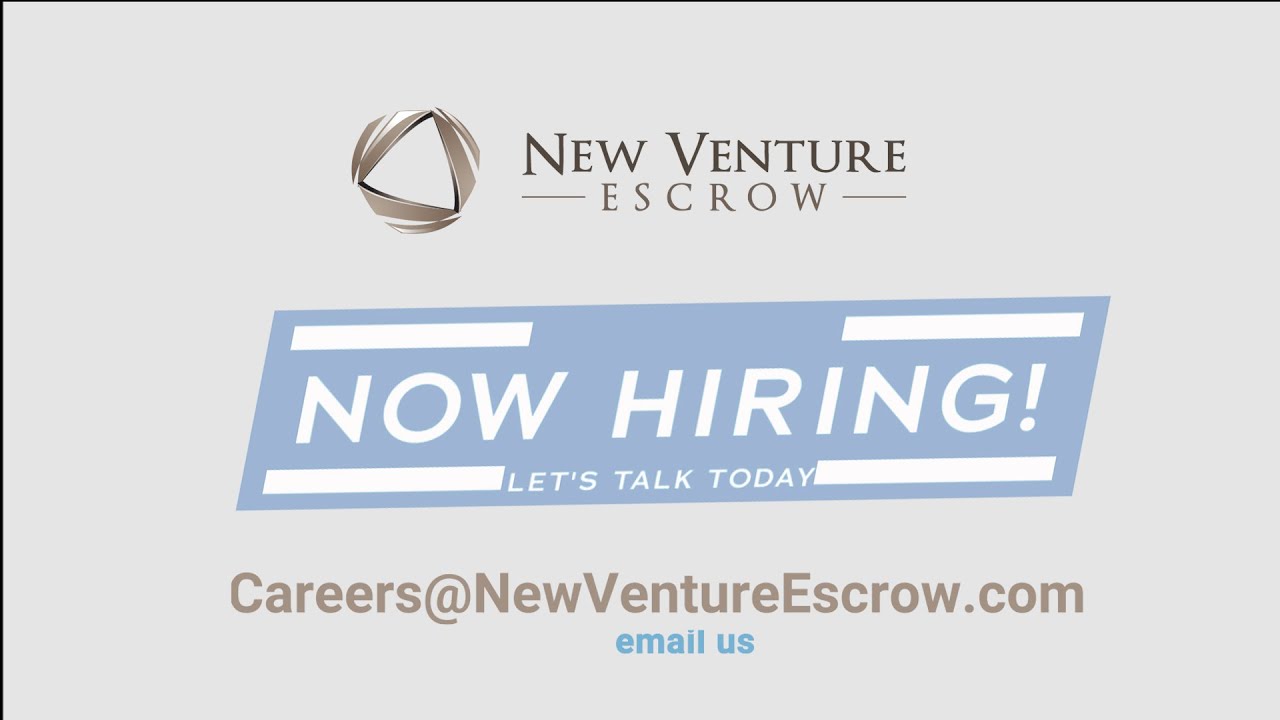 New Venture Escrow is Your Next Opportunity