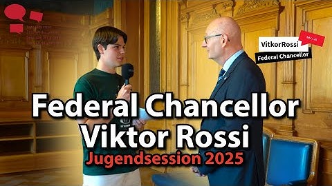 Federal Chancellor Viktor Rossi | Youth Session 2025, Bern