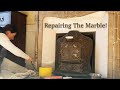 How We Restored Our 19th Century Marble Fireplace!