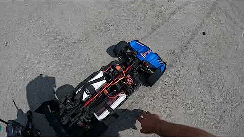Arrma Limitless RC drag race testing