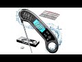 Best Digital Meat Thermometer for BBQ & Cooking: Instant Read & Waterproof! @anwarjawed