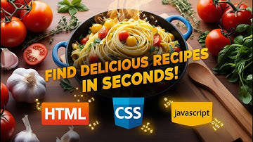 Build a Recipe Finder App with HTML, CSS, JAVASCRIPT & The Spoonacular API