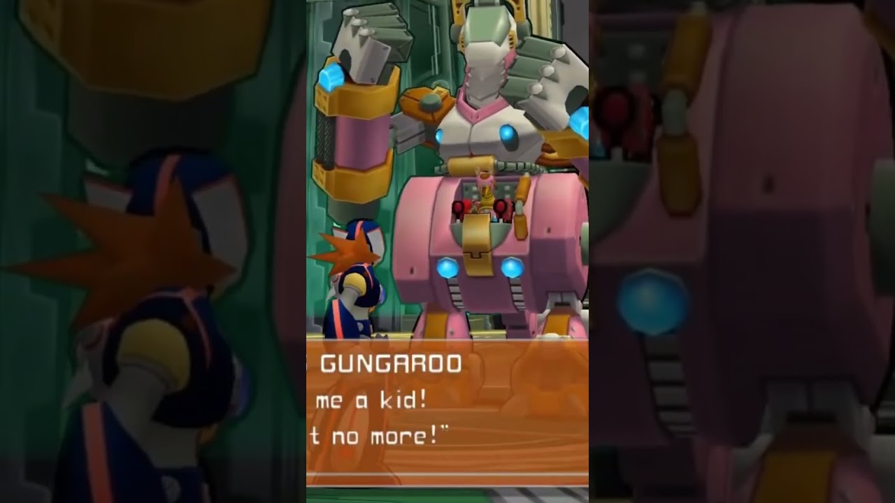 Mega Man X7 gungaroo kids being kids
