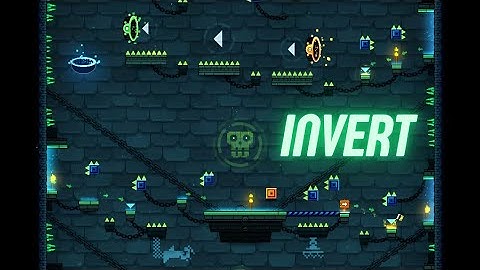 "Invert" By Visip 100% (All Coins) Daily Level [Geometry Dash 2.2]