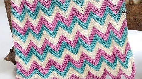 How To Easily Crochet Chevron or Ripples in Any Size
