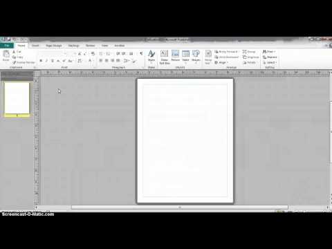 Introduction to MS Publisher 2010