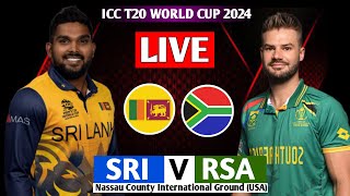 SOUTH AFRICA VS SRI LANKA ICC T20 WORLD CUP MATCH 2024 || SA VS SL 4TH MATCH WORLD CUP 2024 LIVE
