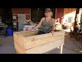Zoe Builds Herself A Cheap and Easy Raised Vegetable Garden