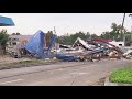 Houston community cleaning up aftermath of severe storm