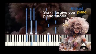 I Forgive You - Sia