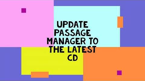 UPDATE ENC BASE CELLS AND PASSAGE MANAGER BY LATEST UPDATE CD