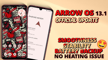 Official Arrow OS 13.1 For Redmi Note 7 Pro | Arrow OS Android 13 | ROM with no Heating Issue