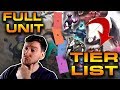 🌟 FULL UNIT TIER LIST 🌟- Auto Chess Mobile | Tier list for Chess Pieces