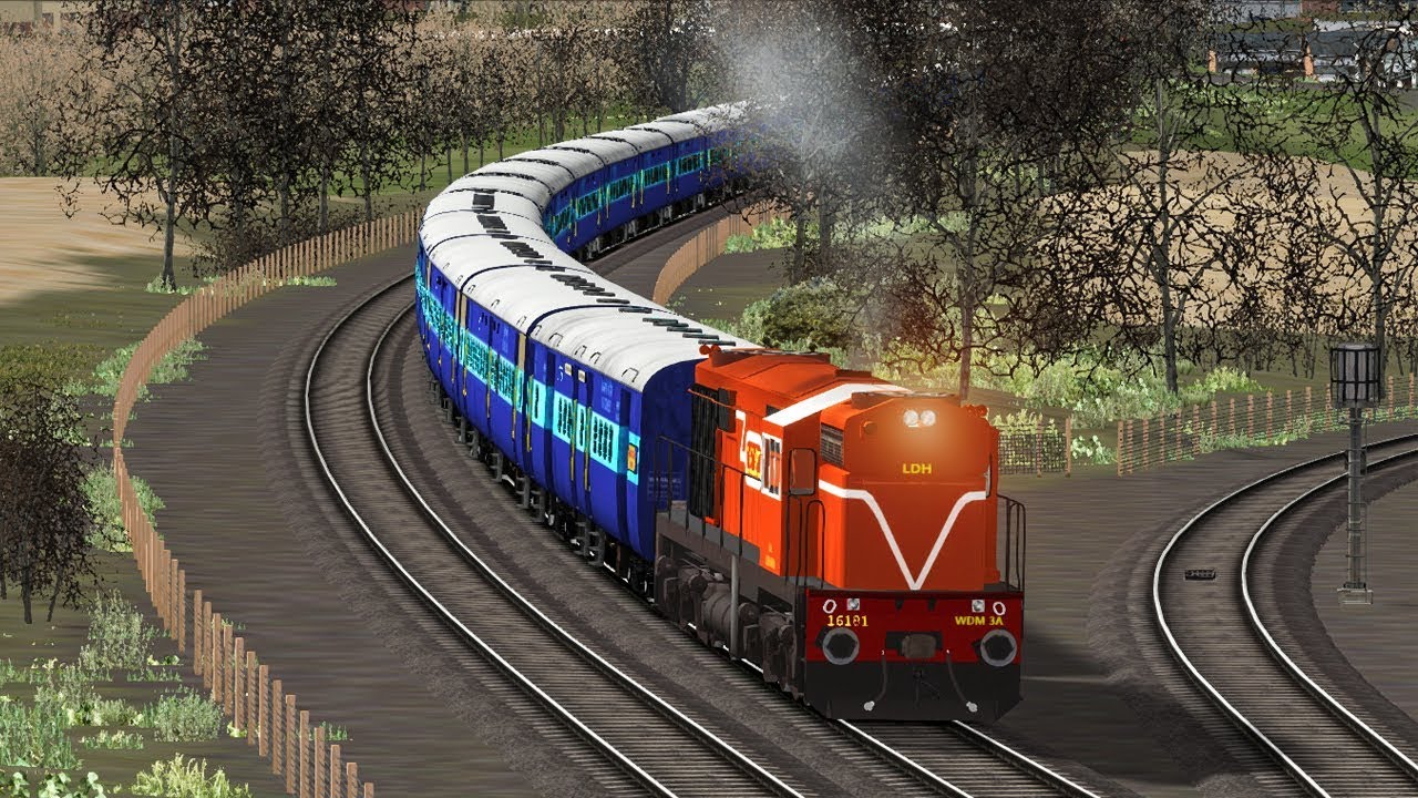 indian train travel simulator