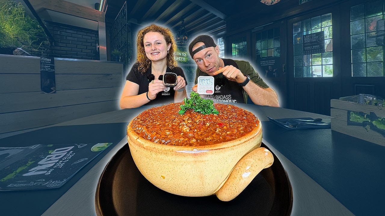 Ich versuche Belgiens berühmteste Giant Spaghetti Bolognese Challenge 🇧🇪🍝