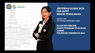 PDD-UKTPT BIDANG PENGAJARAN | SERDOS 2026 | NI LUH DITA PRILIANI | POLITEKNIK PARIWISATA BALI