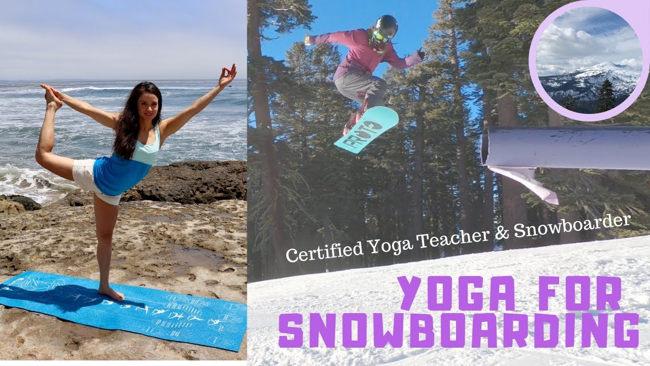 Yoga Stretches for Snowboarding (Certified Yoga Teacher & Snowboarder