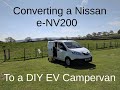 Fully Electric Campervan: DIY Conversion Process (Nissan e-NV200)